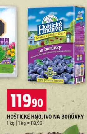 HOŠTICKÉ HNOJIVO NA BORŮVKY 1 kg 