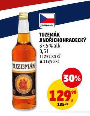 TUZEMÁK JINDŘICHOHRADECKÝ, 0,5 l
