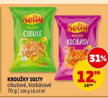 KROUŽKY SOLTY, 70 g