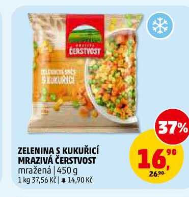 ZELENINA S KUKUŘICÍ MRAZIVÁ ČERSTVOST, 450 g