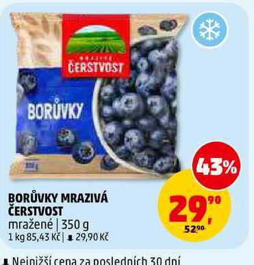 BORŮVKY MRAZIVÁ ČERSTVOST, 350 g