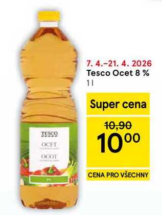 Tesco Ocet 8%, 1 l