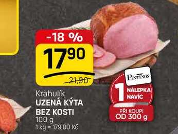 UZENÁ KÝTA BEZ KOSTI 100 g 