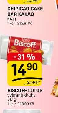BISCOFF LOTUS vybrané druhy 50 g 