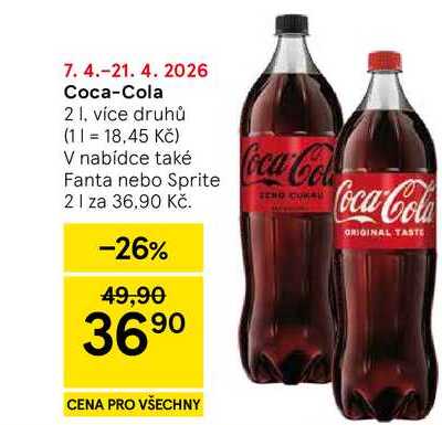 Coca-Cola, 2 l 