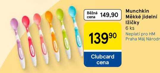 Munchkin Měkké jídelní lžičky, 6 ks  