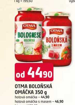 OTMA BOLOŇSKÁ OMÁČKA 350 g 