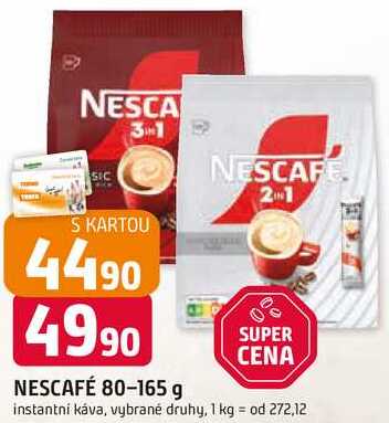 NESCAFÉ 80-165 g 