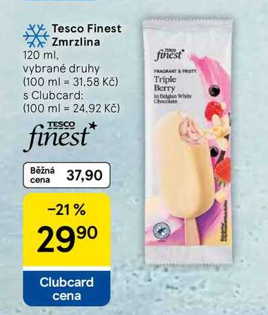 Tesco Finest Zmrzlina, 120 ml