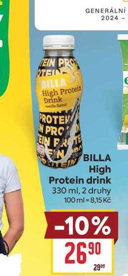BILLA High Protein drink 330 ml