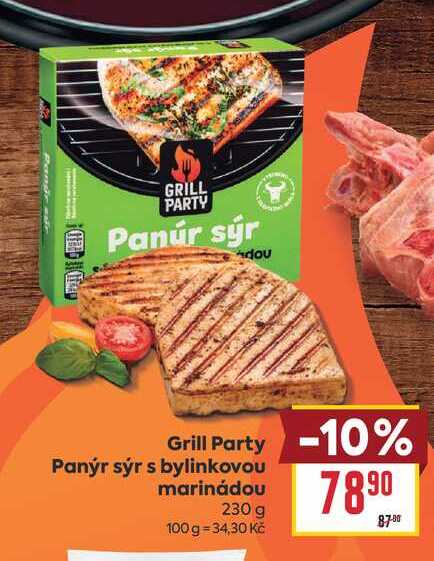 Grill Party Panýr sýr s bylinkovou marinádou 230 g