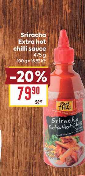 Sriracha Extra hot chilli sauce 475 g 