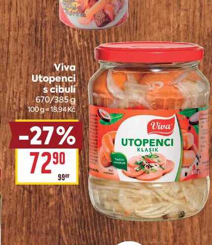 Viva Utopenci s cibulí 670/385 g