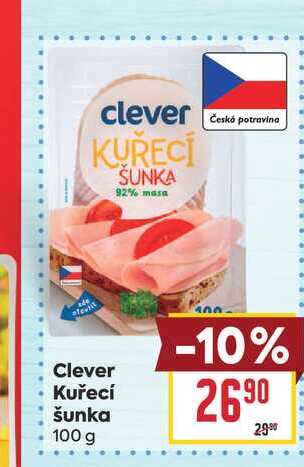 Clever Kuřecí šunka 100 g 