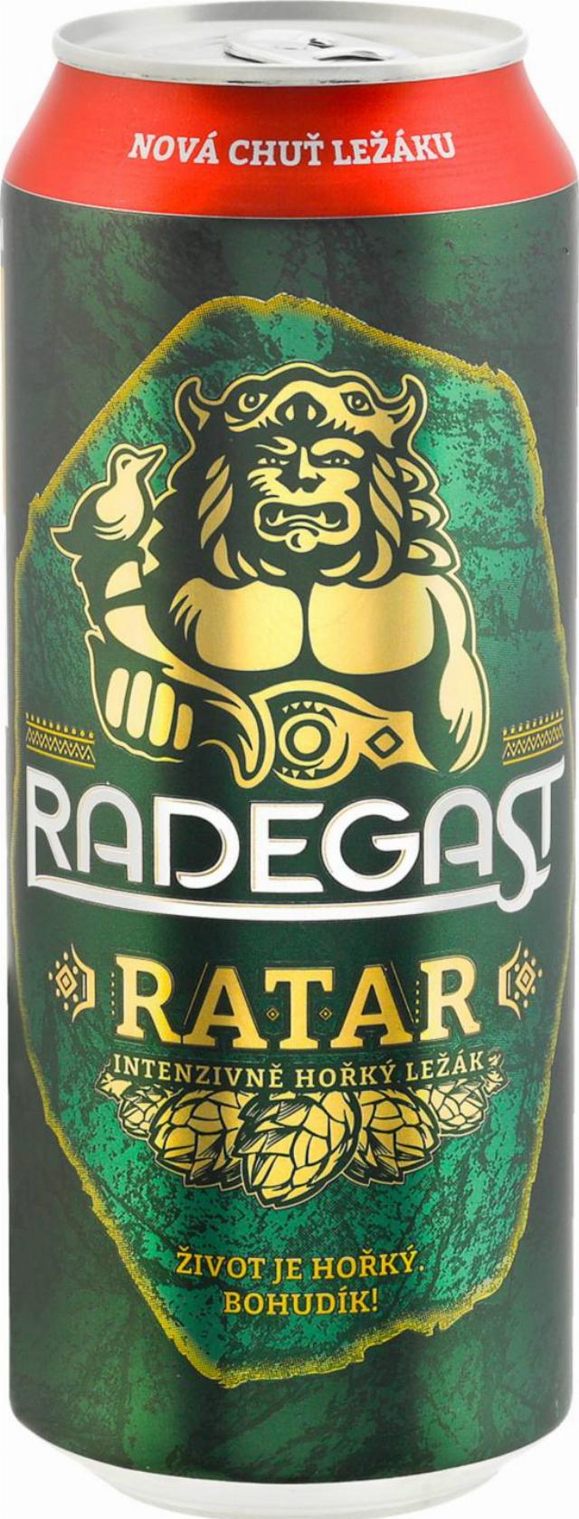 Radegast Ratar Pivo světlý ležák