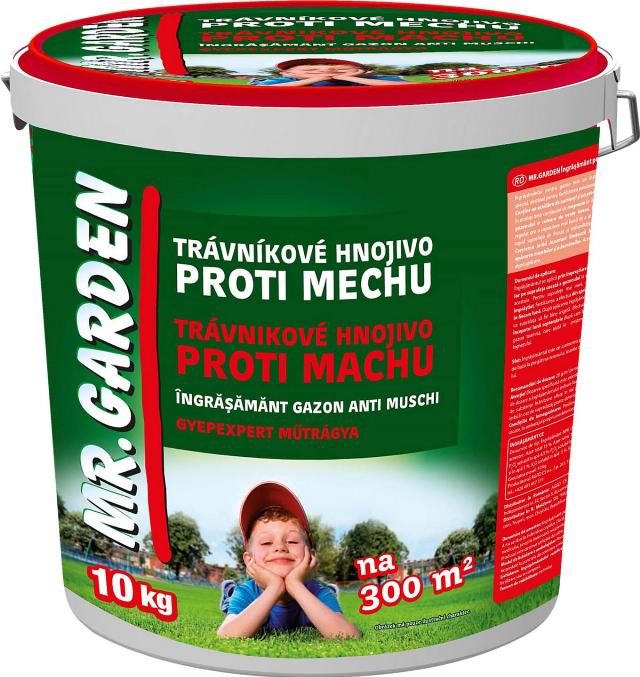 Trávníkové hnojivo proti mechu hmotnost: 10 kg