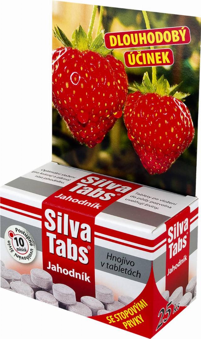 SILVA TABS Jahodník ve formě tablet