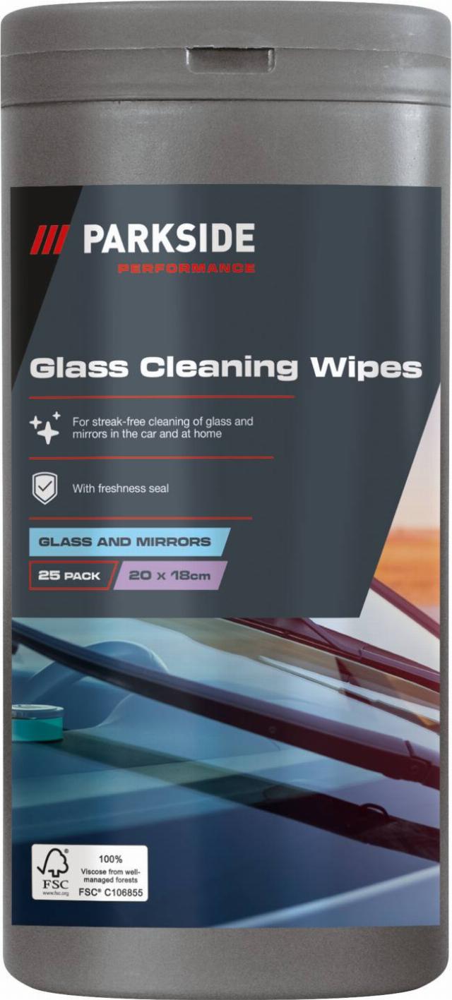 PARKSIDE PERFORMANCE Čisticí ubrousky na čelní sklo