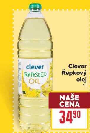 Clever Řepkový olej 1l