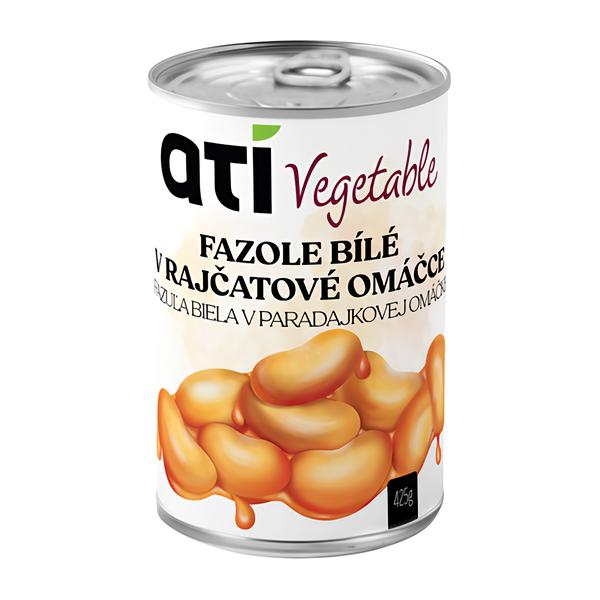ATI Vegetable Fazole bílé v rajčatové omáčce