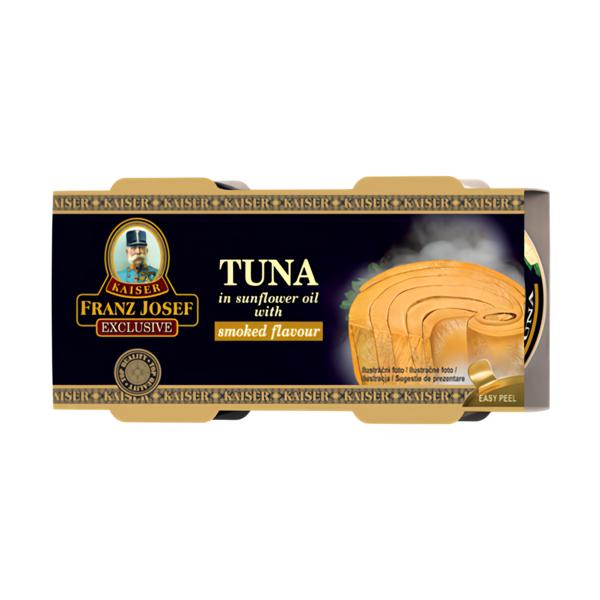 Franz Josef Kaiser Tuňák steak v rostlinném oleji s uzenou příchutí 2x80g