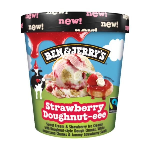 Ben & Jerry's Strawberry Doughnut-eee