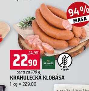 KRAHULECKÁ KLOBÁSA 100g