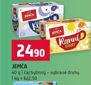 JEMČA 40 g čaj bylinný vybrané druhy