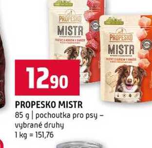 PROPESKO MISTR 85 g pochoutka pro psy vybrané druhy