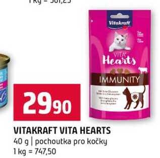 VITAKRAFT VITA HEARTS 40 g pochoutka pro kočky
