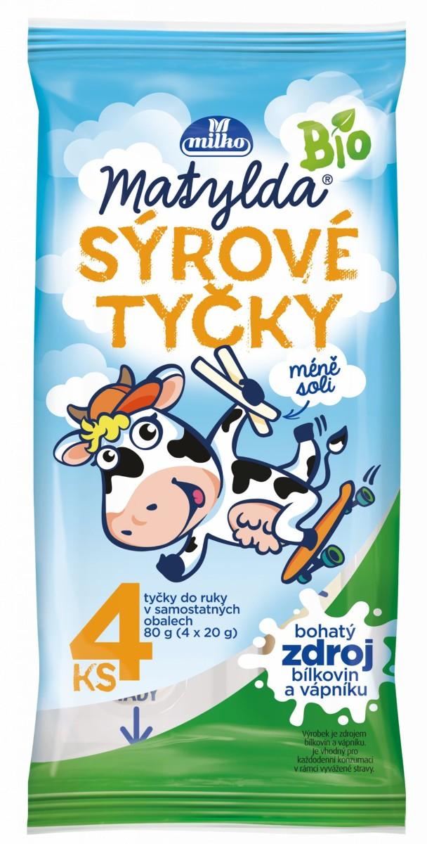 Matylda BIO Sýrové tyčky pařené, 80 g