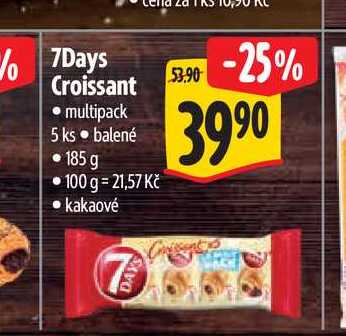 7Days Croissant multipack 5 ks  