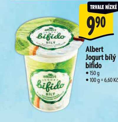  Albert Jogurt bílý bifido  150 g 