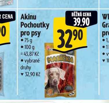   Akinu Pochoutky pro psy 75 g   