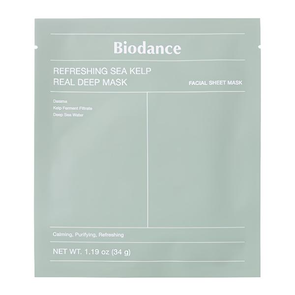 Biodance Refreshing Sea Kelp Real Deep Mask zklidňující hydrogelová maska s mořskou řasou, 34 g