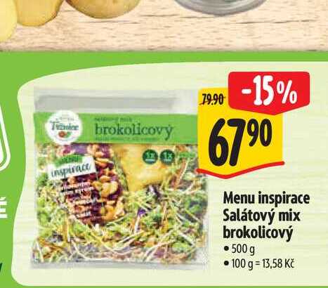   Menu inspirace Salátový mix brokolicový  500 g 