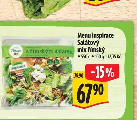 Menu inspirace Salátový mix římský  550 g