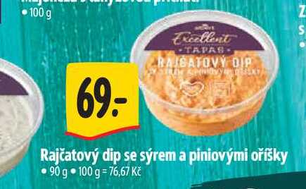   Rajčatový dip se sýrem a piniovými oříšky 90 g  