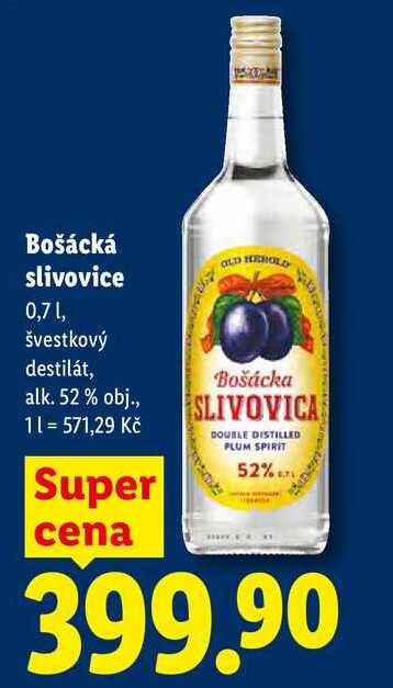 Bošácká slivovice, 0,7 l