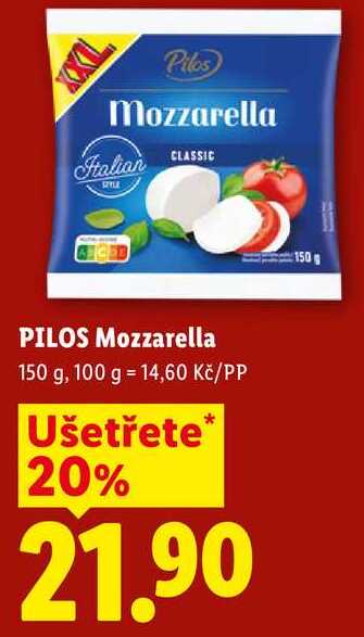 PILOS Mozzarella, 150 g
