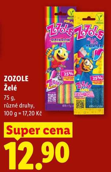 ZOZOLE Želé, 75 g