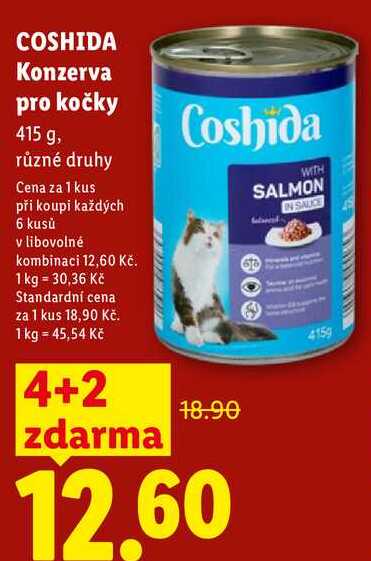 COSHIDA Konzerva pro kočky, 415 g