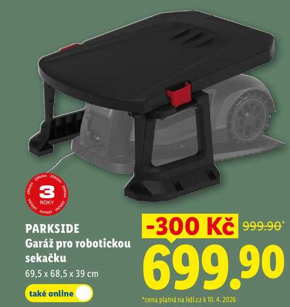 PARKSIDE Garáž pro robotickou sekačku 