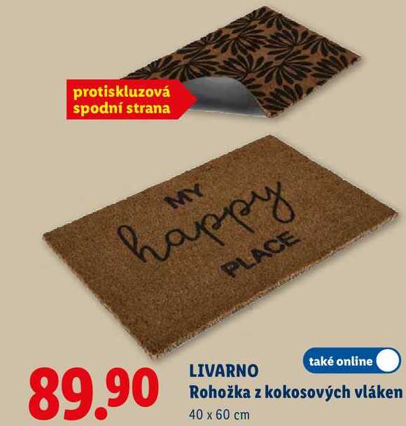 LIVARNO Rohožka z kokosových vláken  