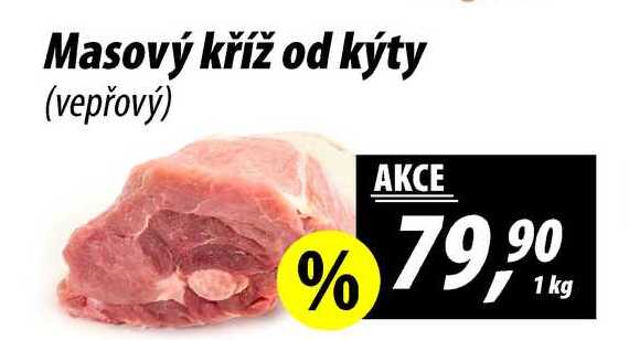 Masový kříž od kýty (vepřový), 1 kg 