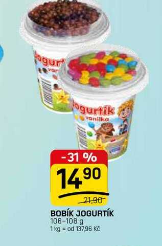 BOBÍK JOGURTÍK 106-108 g 