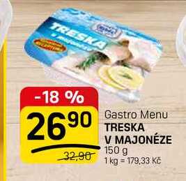 TRESKA V MAJONÉZE 150 g