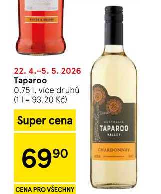 Taparoo, 0.75 l, více druhů  