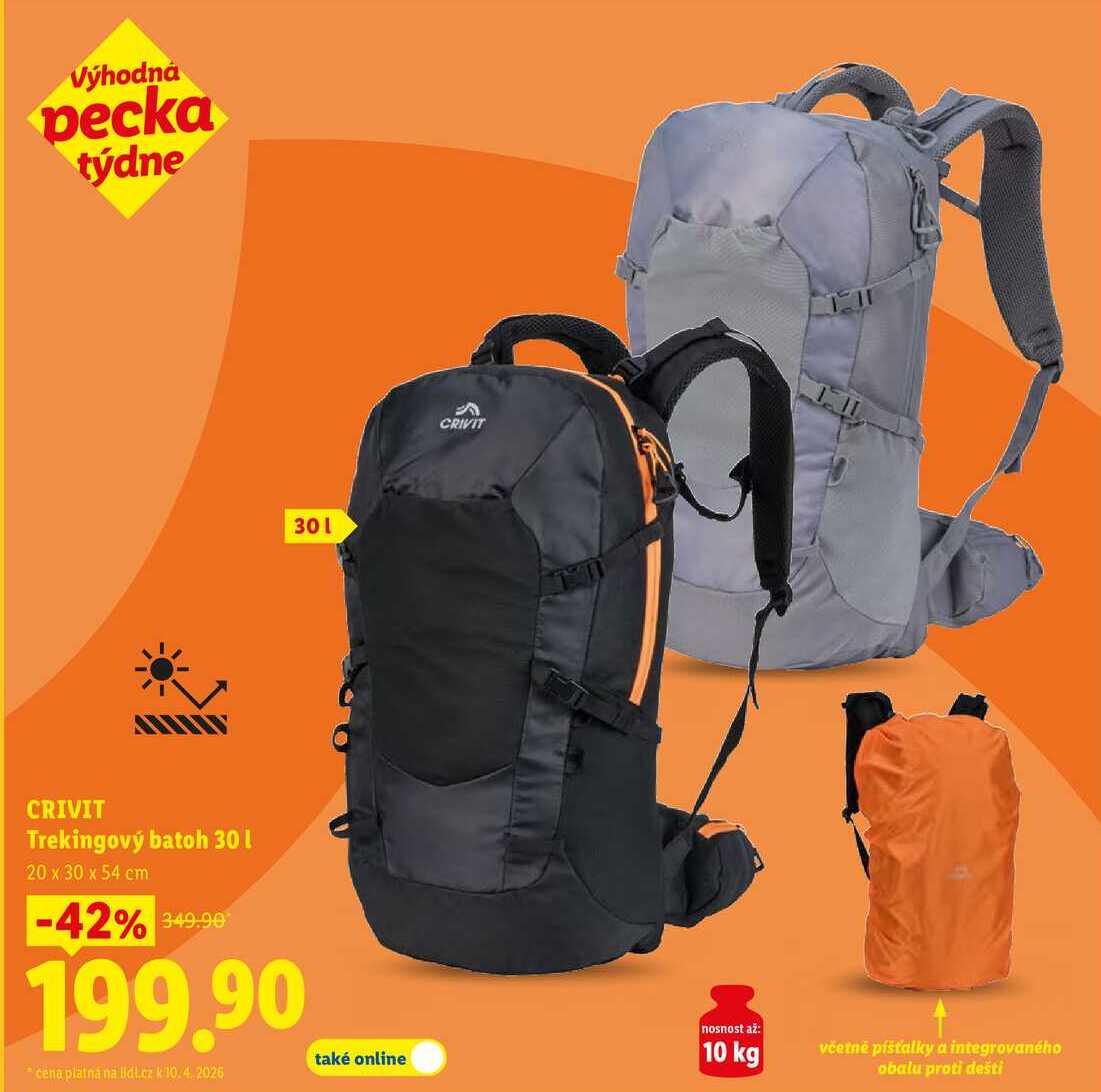 CRIVIT Trekingový batoh 