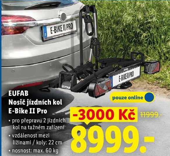 EUFAB Nosič jízdních kol E-Bike II Pro 